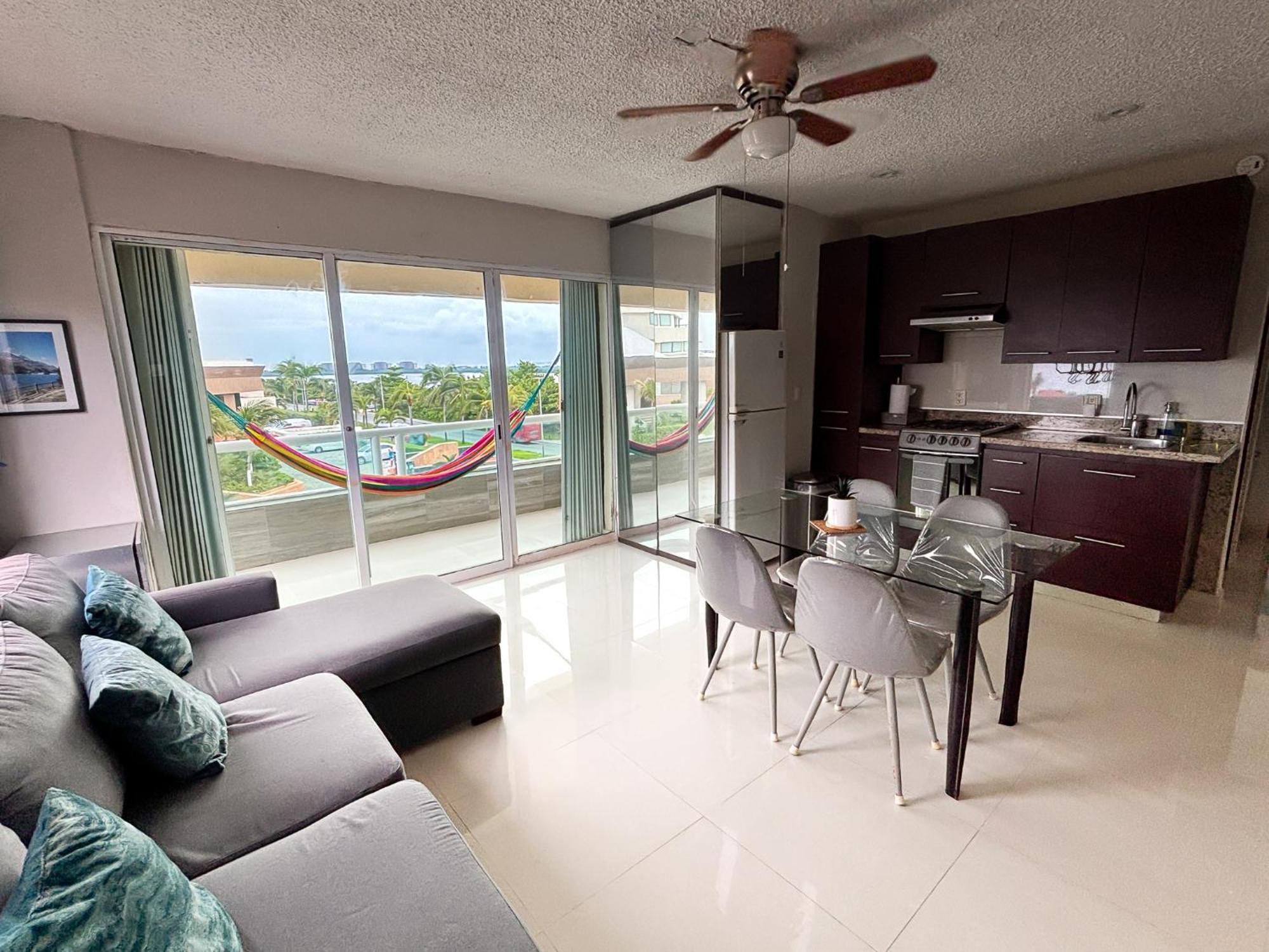 Apartamento Beach Apartment With Balcony And View, Brisas Cancun Hotel Zone, 1 Bedroom Cancún