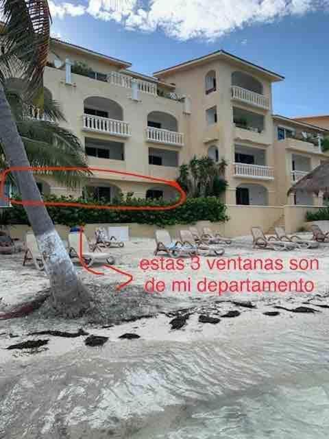 Amazing Steps From The Caribbean Sea, Front Apartamento Cancún