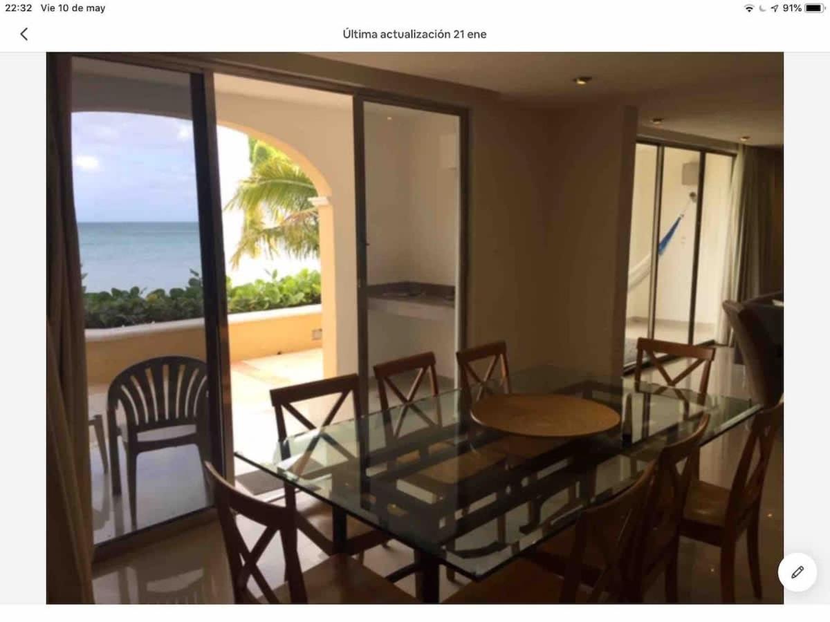 Amazing Steps From The Caribbean Sea, Front Apartamento Cancún