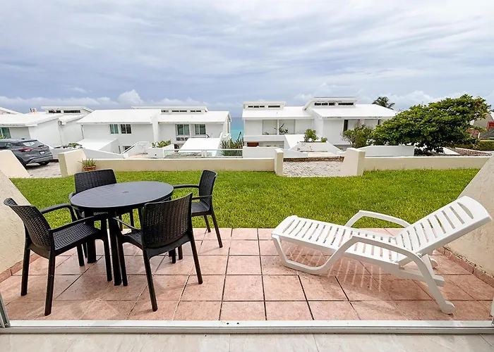 Beach Apartment Brisas Ocean View And Private Garden Zona Hotelera Cancun 07
