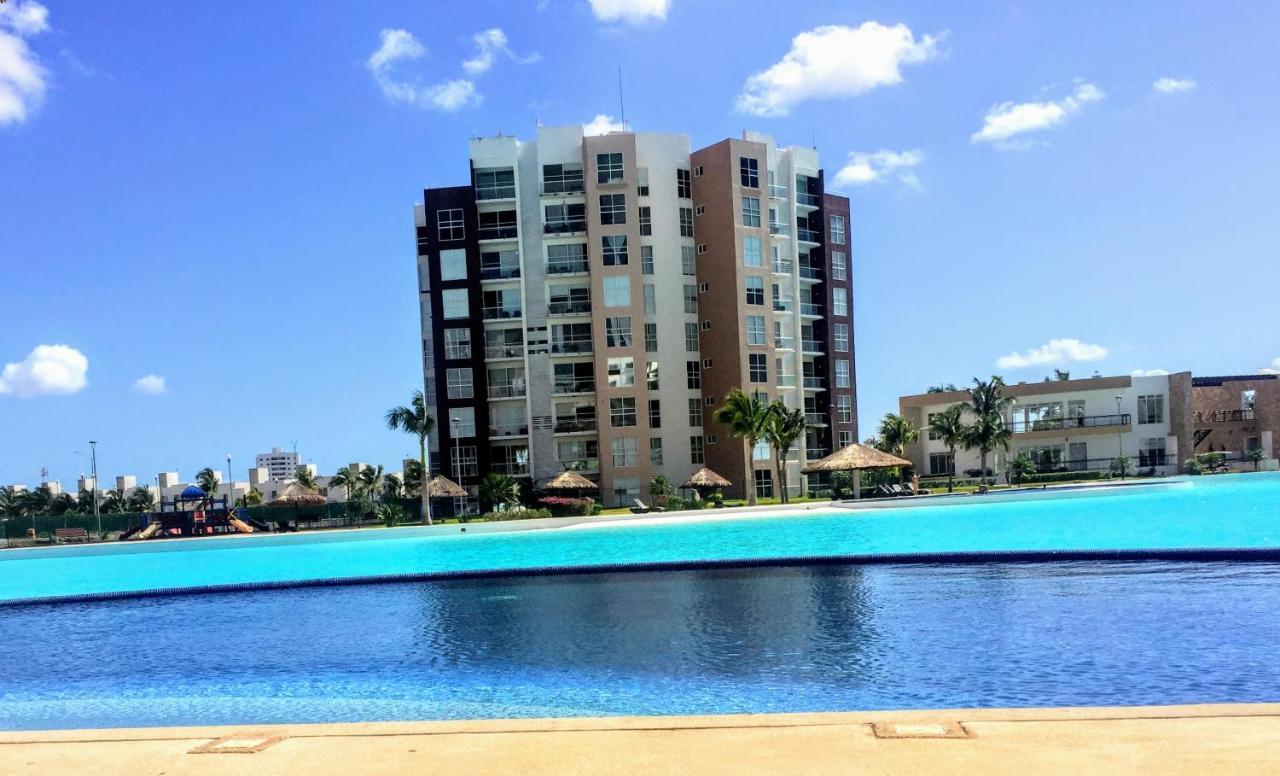 Apartamento Escape Al Caribe Con Vista Impresionante En Pilarita's Dream Lagoons Cancún