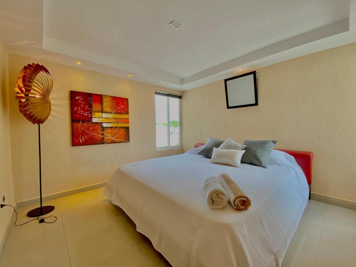 Cálido Y Moderno En La Entrada De La Zona Hotelera Apartamento Cancún