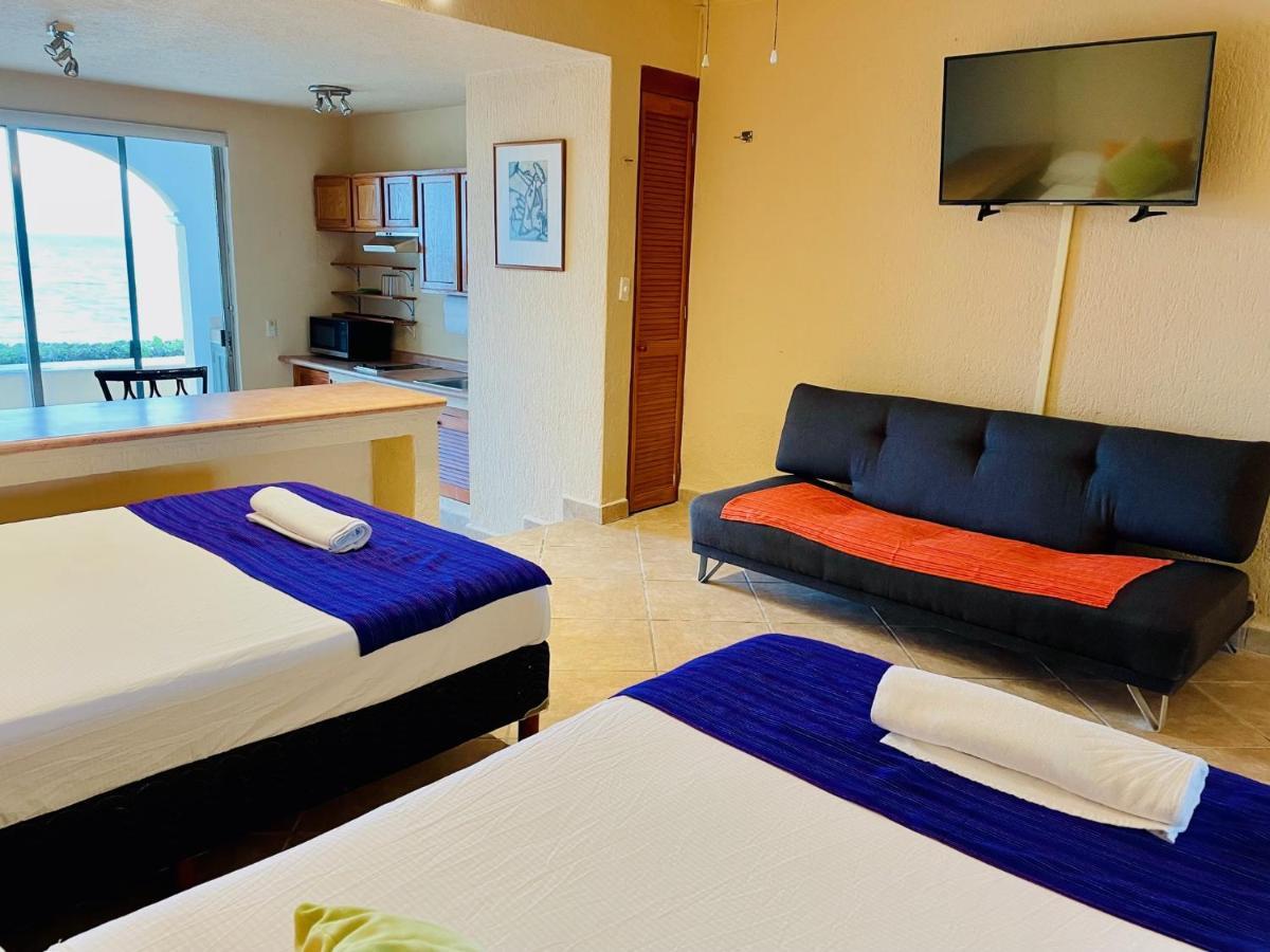 Apartamento Punta Me Beautiful Beach Front In The & Waterpark Cancún