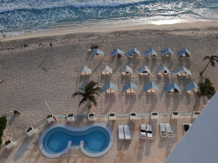 Hermoso Estudio Frente Al Mar, Balcon, Gym 3504 * Cancún