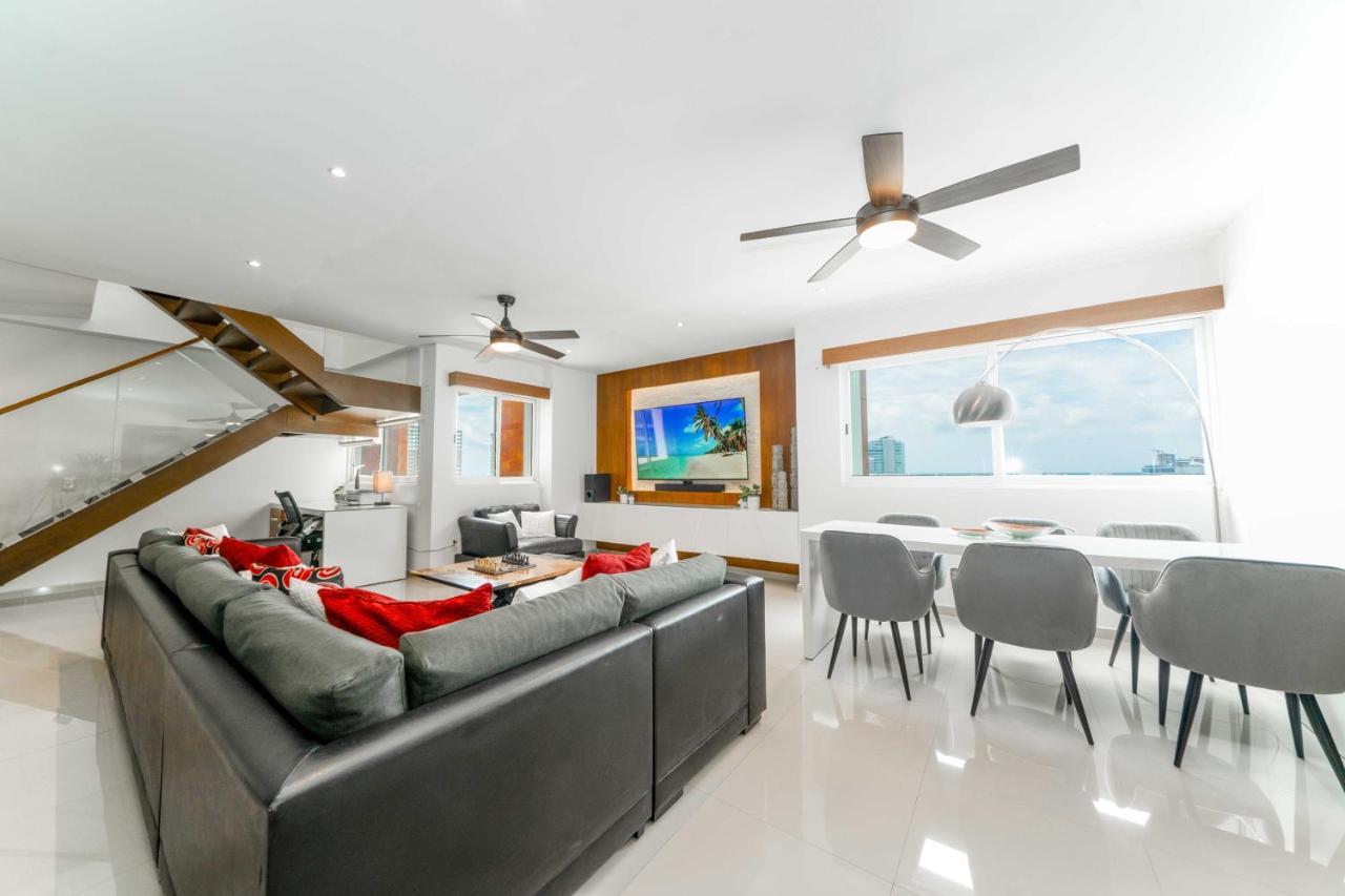 Apartamento Penthouse With Private Jacuzzi - Three Bedroom Cancún