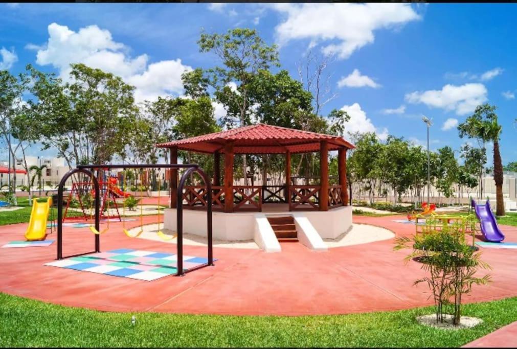 Family With Pool And Water Park