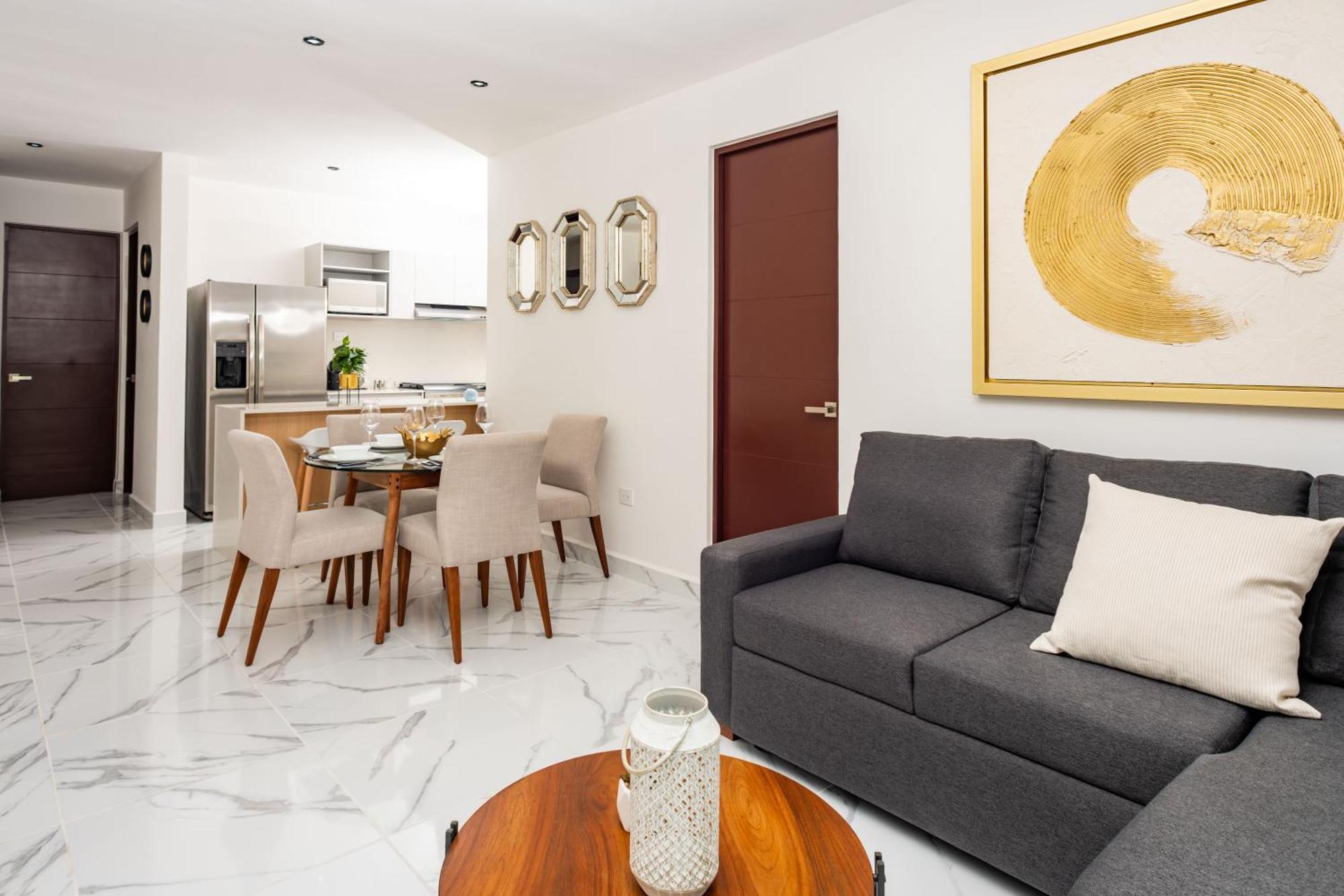 2br Moderno En Residencial Ombu Apartamento *
