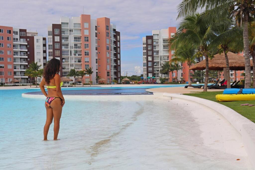 Apartamento View And Access To The Lagoon~kg Sz Bed, A/c, Wifi Cancún