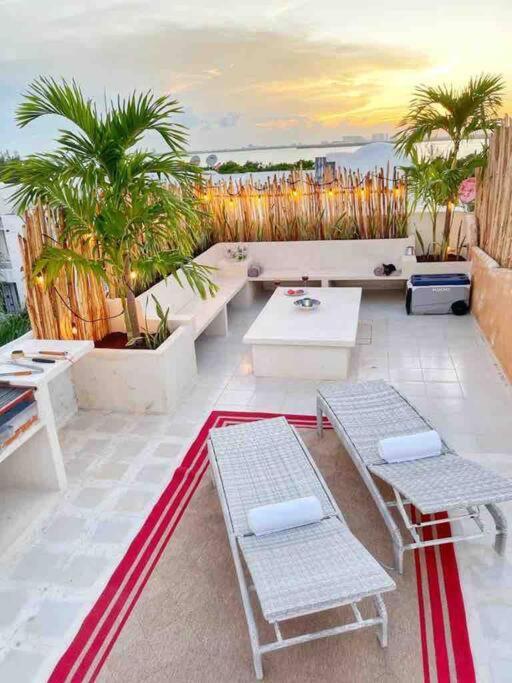 Apartamento Rooftop Penthouse 3 Bedrooms, Sleeps 8! Cancún
