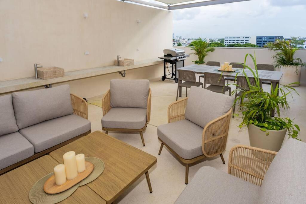 Estudio Moderno En La Av Nader Apartamento Cancún