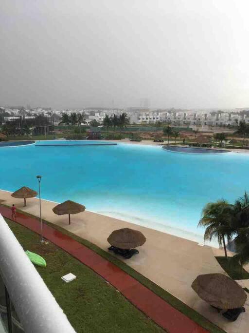 Apartamento Increible Laguna Artificial Y 7 Albercas *